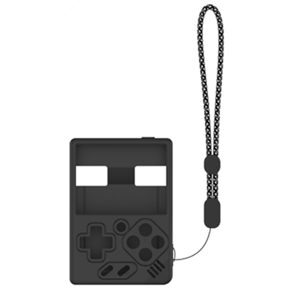 (Black) For Miyoo Mini V4 Handheld Console Silicone Protec Black 6914272700008
