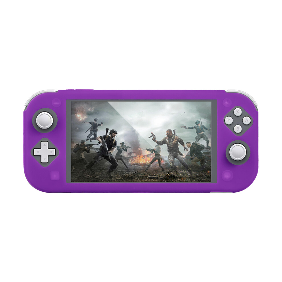 (Purple) For Nintendo Switch Lite Silicone Protective Case Purple 6914277301804