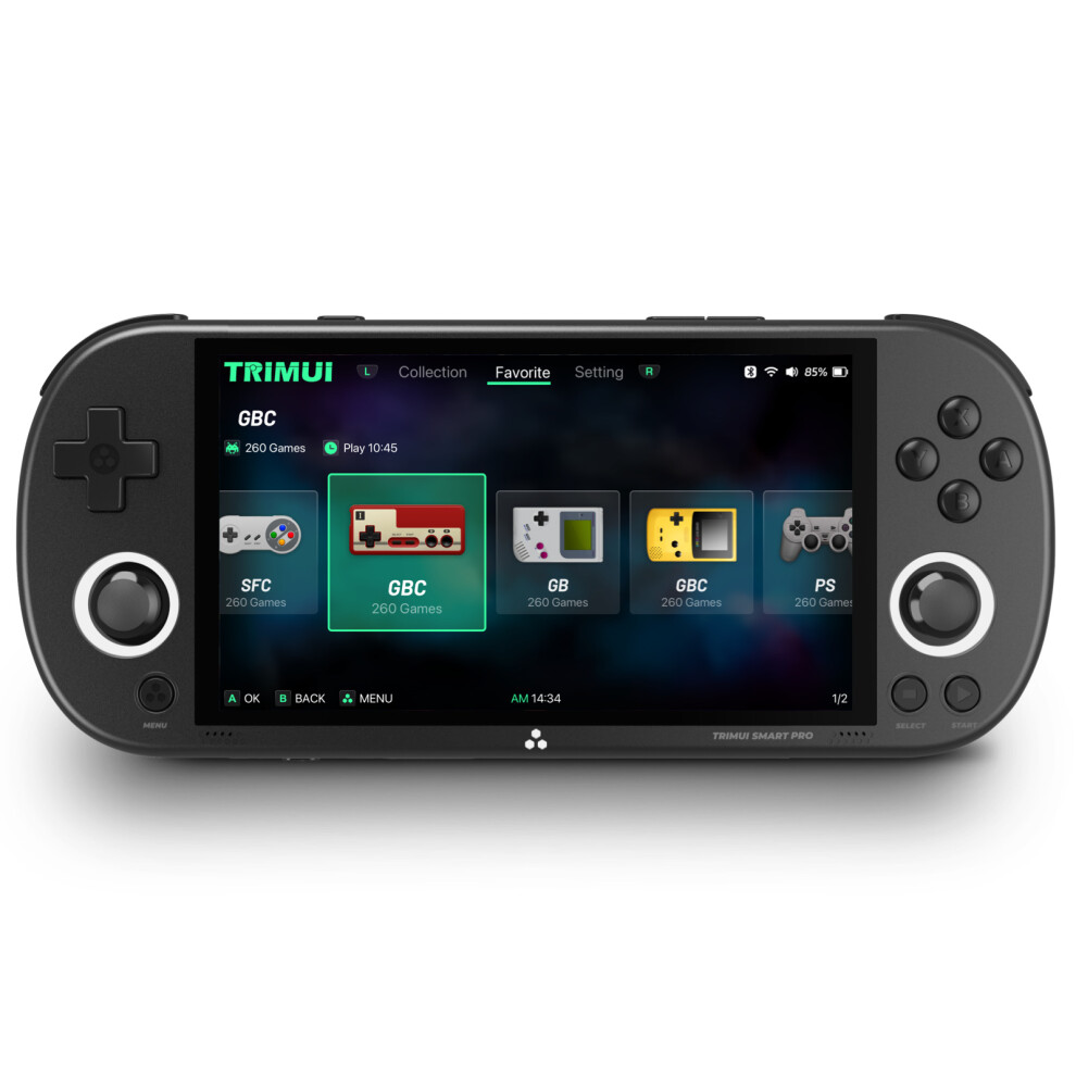 (Black) Game Console Trimui Smart Pro Handheld Game Consol Black 6914275496946