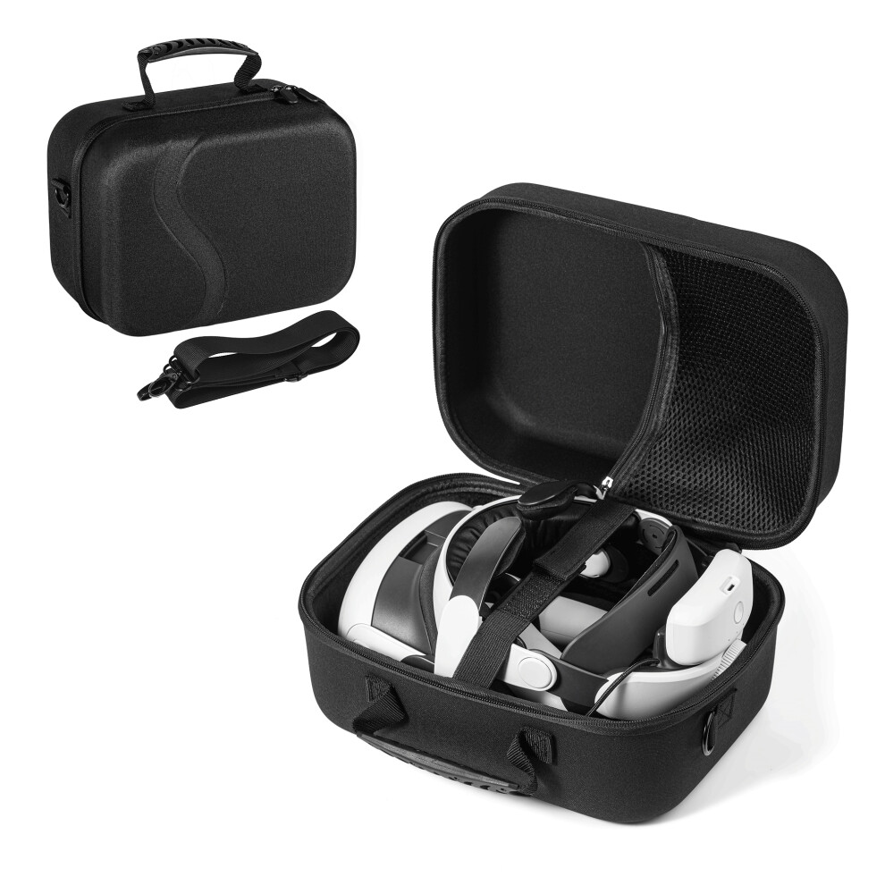 (Black) 3.0 For Meta Quest 3 Vr Hardshell Carrying Pouch P Black 6914279647986
