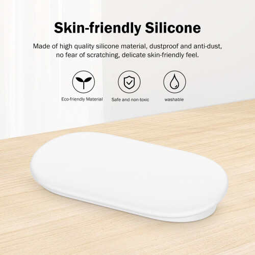 (White) For Google TV Streamer 4K Silicone Protective Case 1