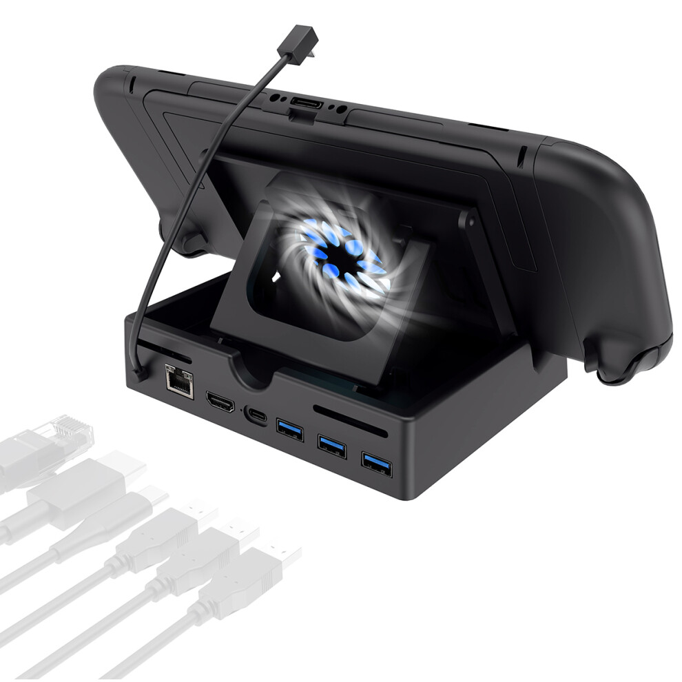 Expansion Hub Pd 100W Fast Charging Stand With Fan 6914277530594