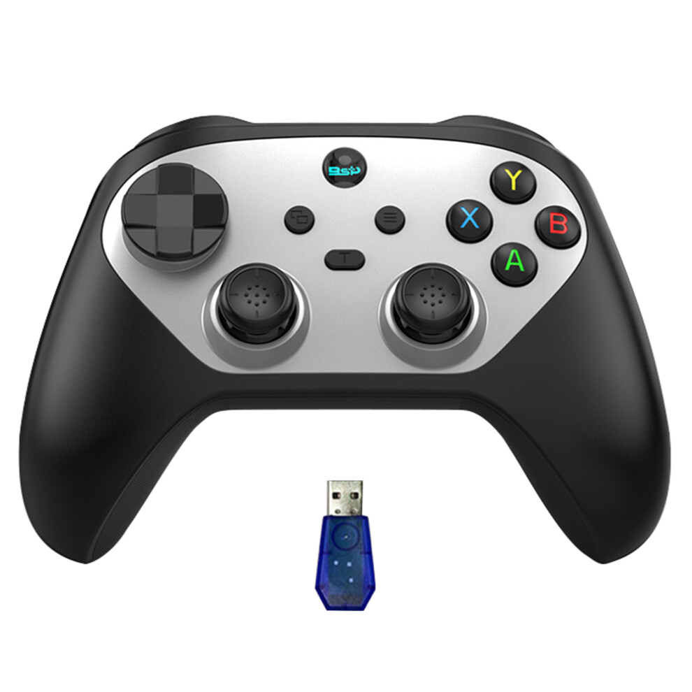 ( White) Game Controller G6s Hall Joystick Trigger Six Axis Black/White 6914270393035