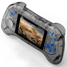 (Transparent Grey) Game console Q8 Kid's Retro Handheld Game Cons