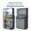 (Grey) Game console M19 3.5-inch IPS Screen Retro Handhel 3