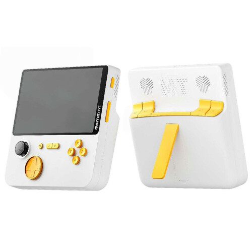 (Yellow) Game console E5 5.0-inch Retro Handheld Game Conso