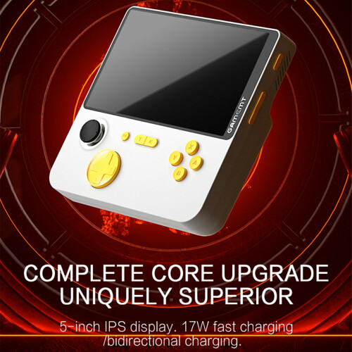 (Yellow) Game console E5 5.0-inch Retro Handheld Game Conso 1