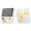 (Yellow) Game console E5 5.0-inch Retro Handheld Game Conso 1