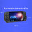 (Transparent Blue) Game console RGB10 MAX3 Retro Handheld Game Consol 8