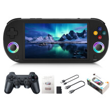(Black) Game console M22 128G Handheld Game Console Retro