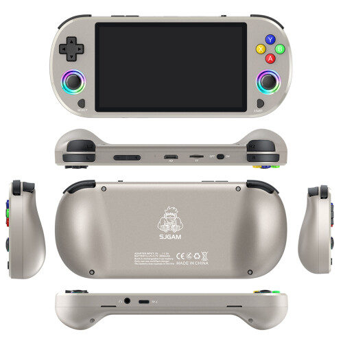 (Grey) Game console M22 128G Handheld Game Console Retro 1