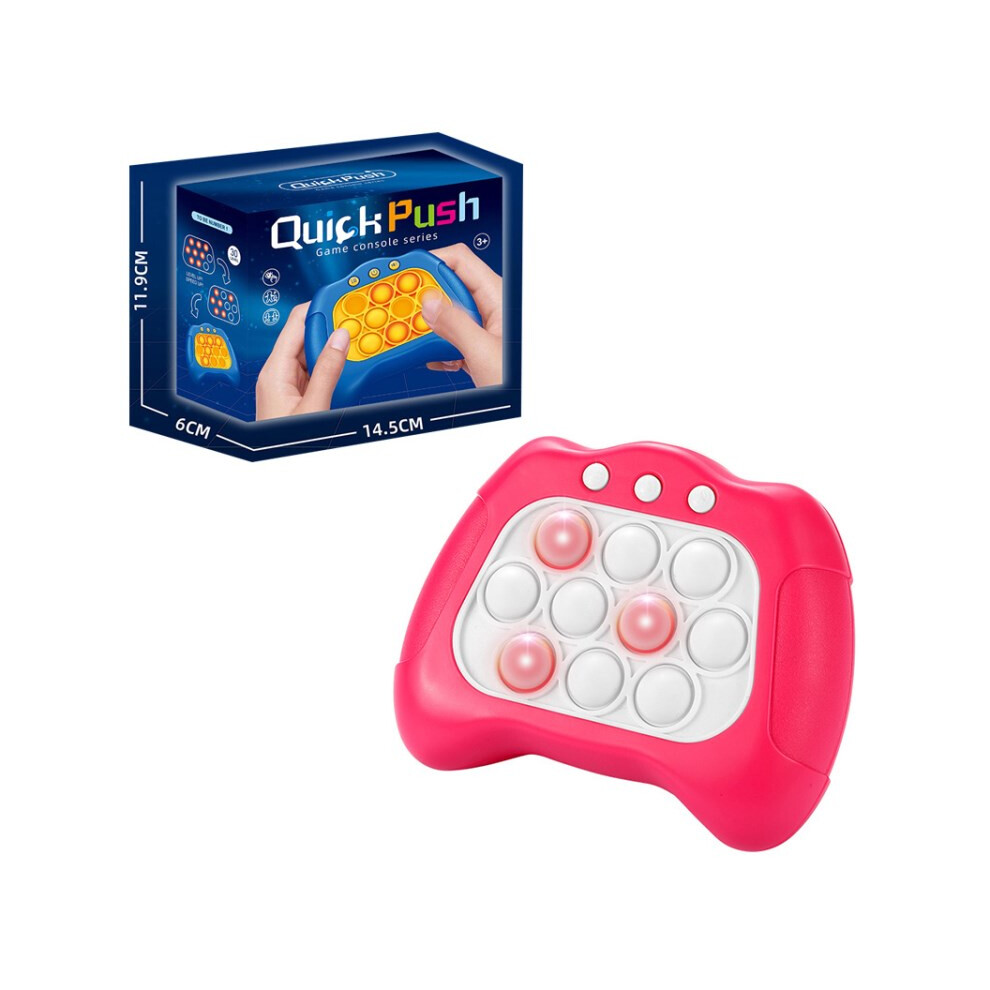 (Pink) Game Console Quick Push Bubble Game Machine Pop Bu Pink 6914274008492