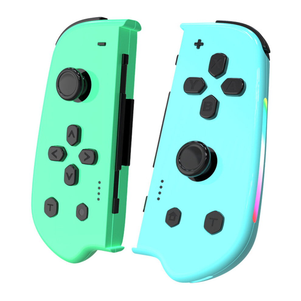 (Greenblue) Game Controller Ns055 1 Pair For Nintendo Switch W 6914278490576