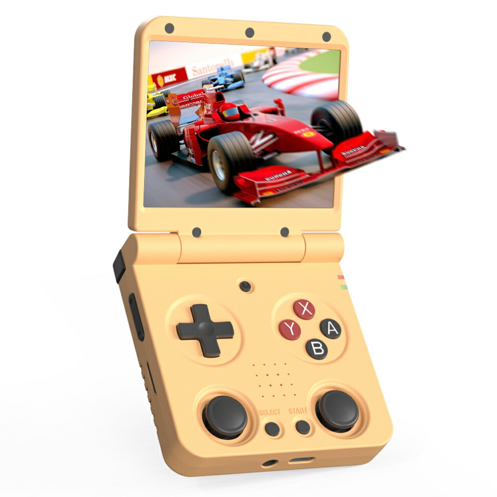 (Yellow) Game Console Miyoo Flipv2 Handheld Flip Game Conso Yellow 6914277298319