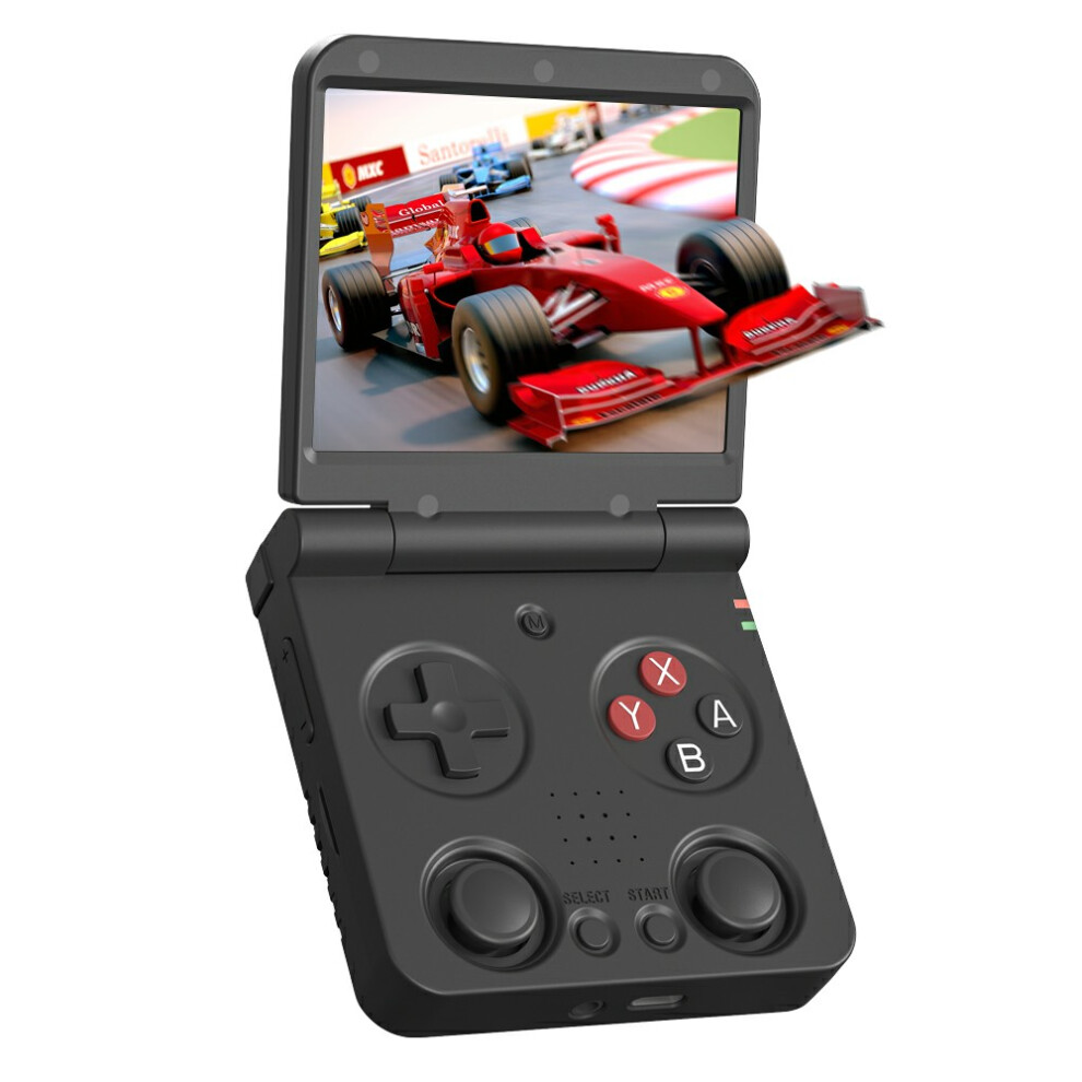 (Black) Game Console Miyoo Flipv2 Handheld Flip Game Conso Black 6914273799742