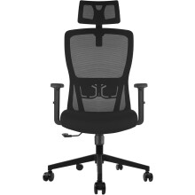 Durrafy Office Chair, Desk Chair with Adjustable Headrest, Lumbar support and Li