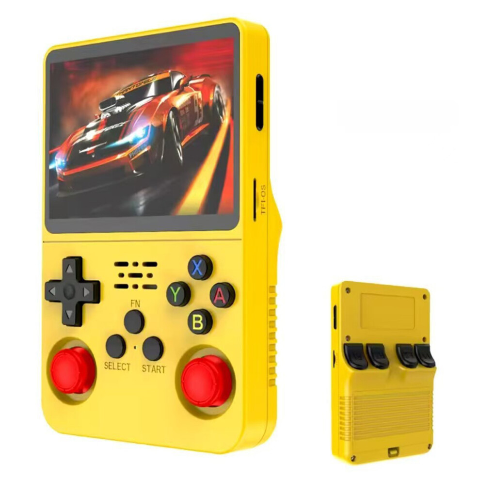 (Yellow) Game Console R36s Open Source Handheld Game Consol Yellow 6914276986736