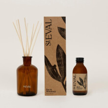 St. Eval Bay & Rosemary Scented Reed Diffuser Set A Fusion of Soothing Bay Leaf