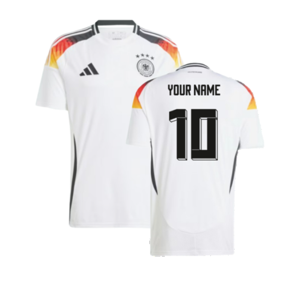 Adidas (M) 2024-2025 Germany Home Shirt (Your Name) White