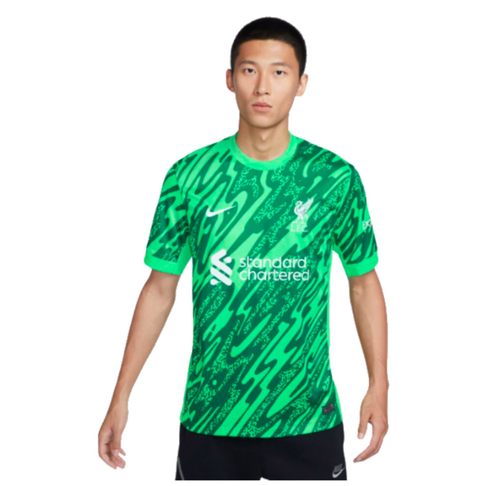 Nike (L) 2024-2025 Liverpool Goalkeeper Shirt (Green)