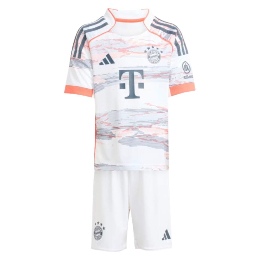 Adidas (4-5 Years) 2025-2026 Bayern Munich Away Mini Kit White