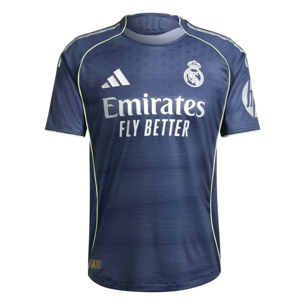 Adidas (Xxl) 2025-2026 Real Madrid Authentic Away Shirt Blue