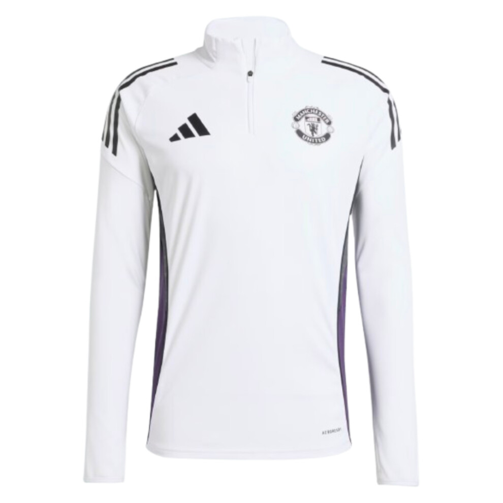 Adidas (Xxl) 2025-2026 Man Utd Training Top (White) Blue
