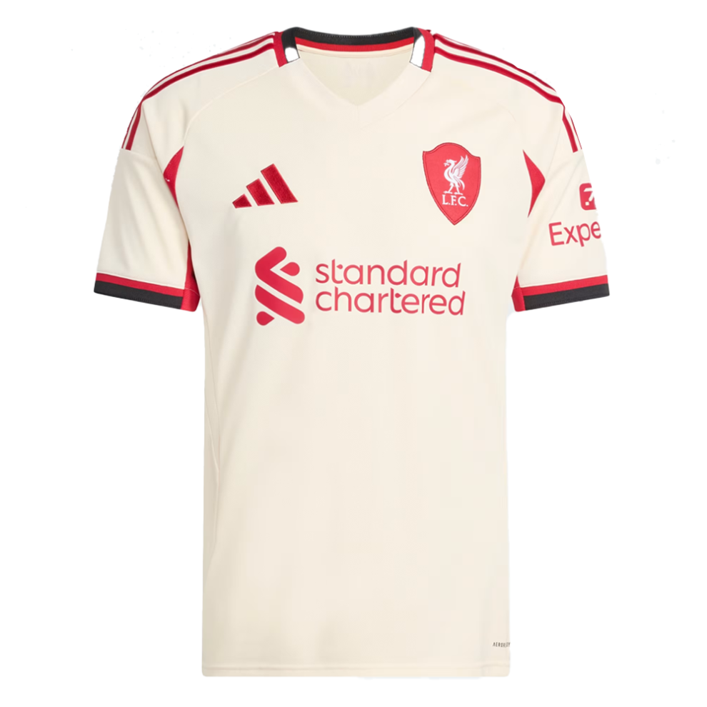 Adidas (S) 2025-2026 Liverpool Away Shirt White