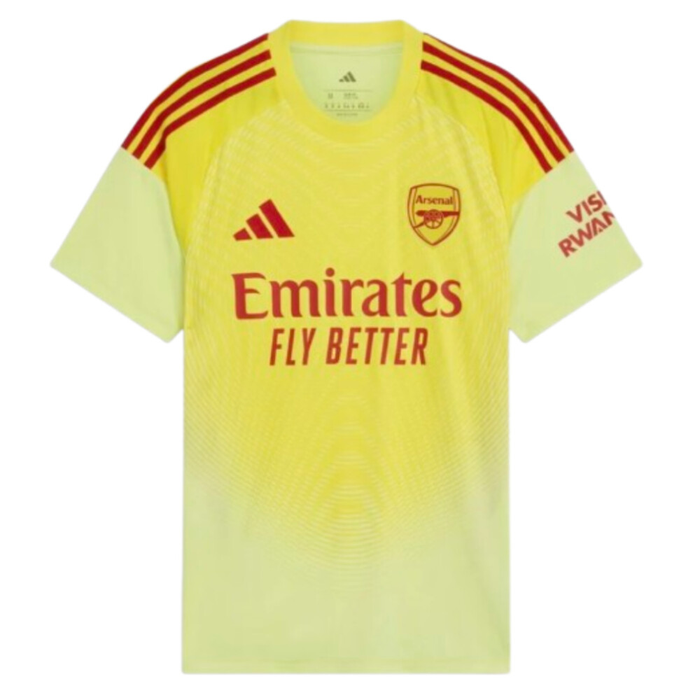 Adidas (L) 2025-2026 Arsenal Home Goalkeeper Shirt (Yellow)