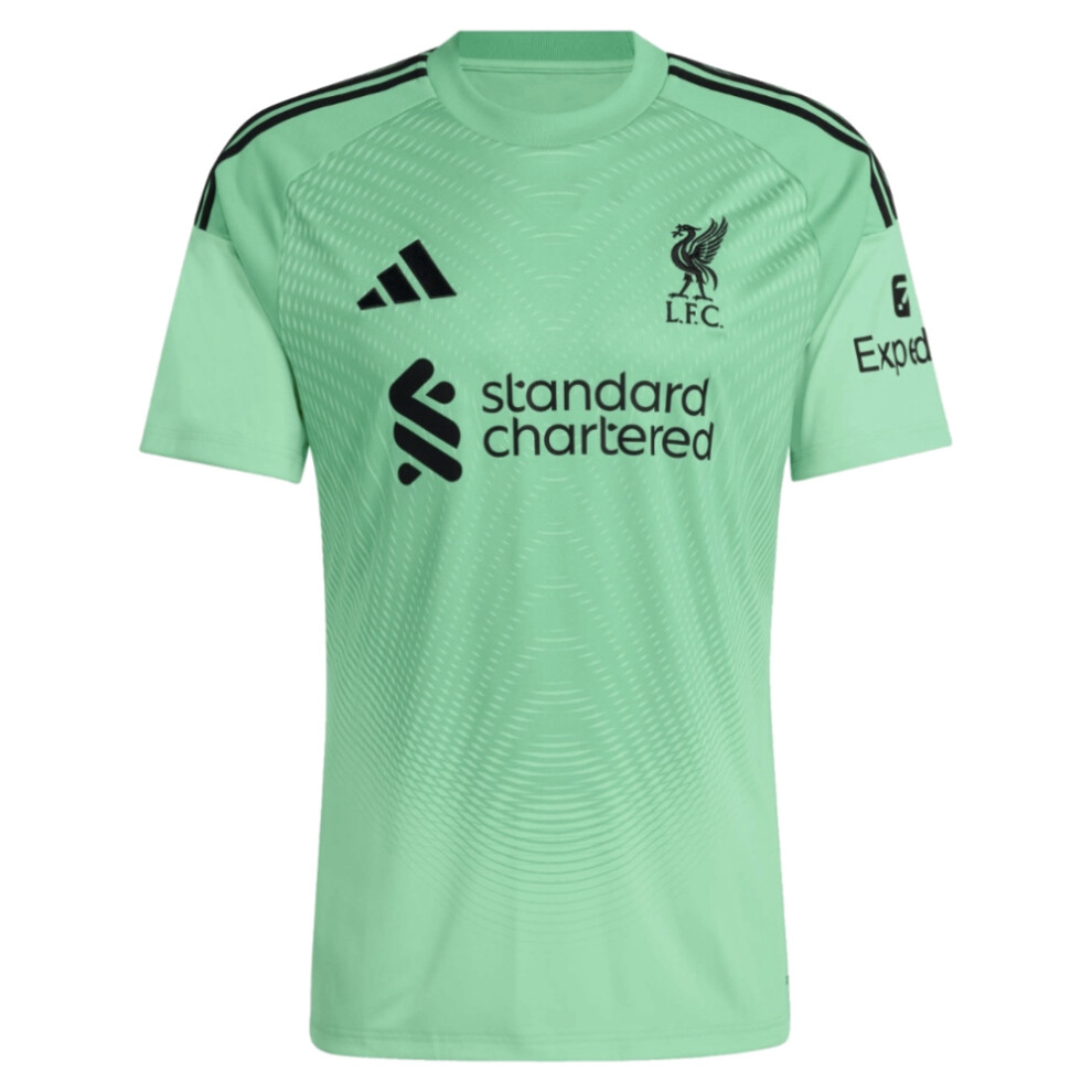 Adidas (Xs) 2025-2026 Liverpool Home Goalkeeper Shirt (Glory Mint) Green