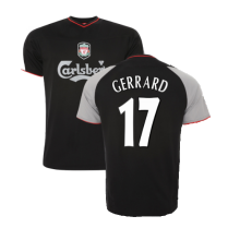 (L) 2002-2003 Liverpool Away Retro Shirt (GERRARD 17)
