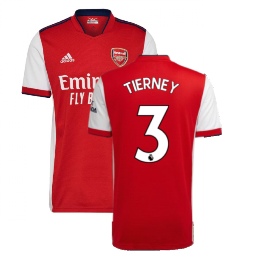 Adidas (Xxl) Arsenal 2021-2022 Home Shirt (Tierney 3)