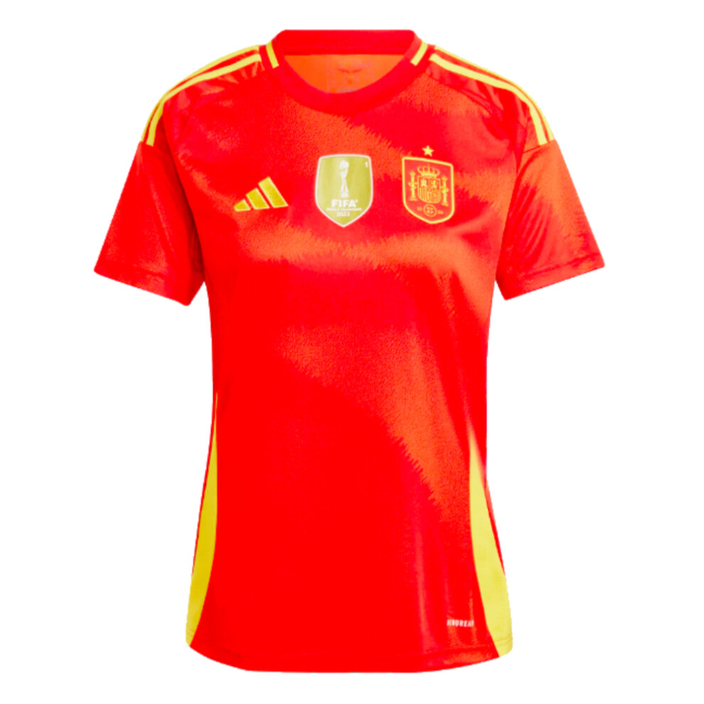 Adidas (Xl) 2024-2025 Spain Home Shirt (Ladies) Red