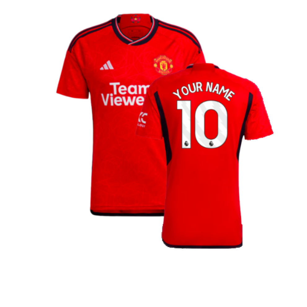 Adidas (3Xl) 2023-2024 Man Utd Home Shirt (Your Name) Red