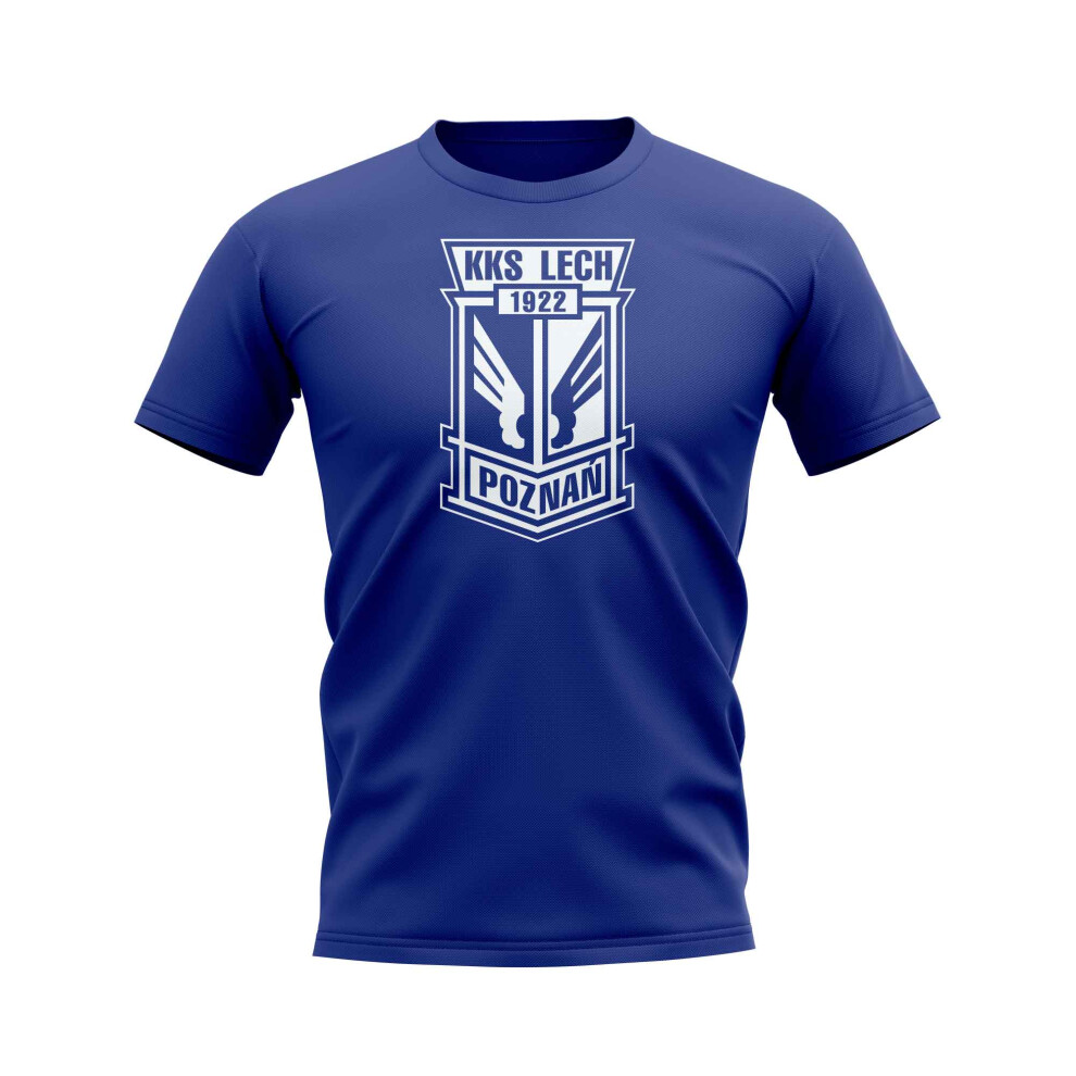 (M) Lech Poznan Logo T-shirt (Blue)-image-OPC-PJQC6SJ-NEW