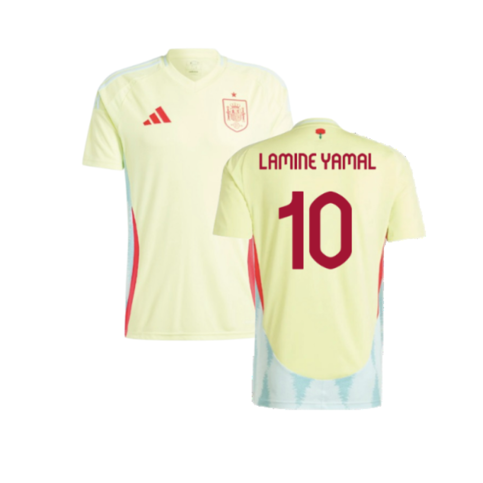 Adidas (M) 2024-2025 Spain Away Shirt (Lamine Yamal 10)