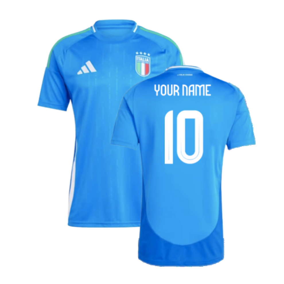 Adidas (L) 2024-2025 Italy Home Shirt (Your Name)