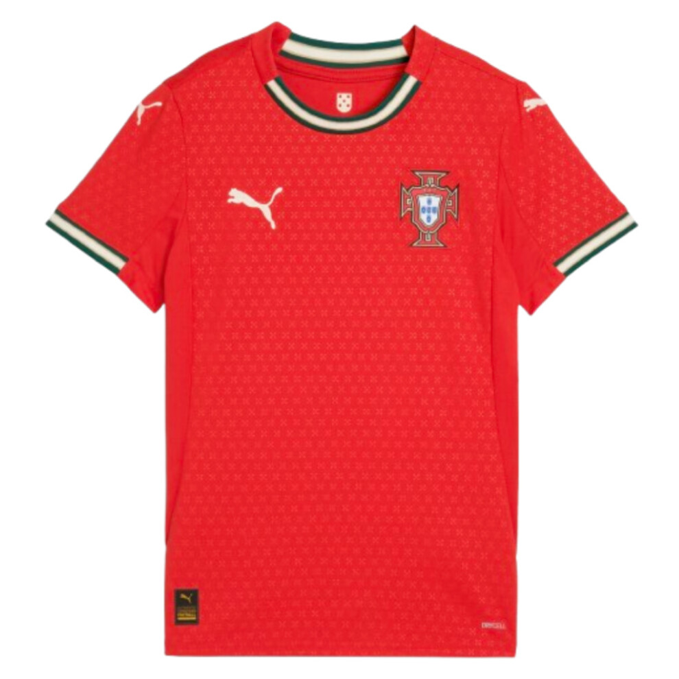 Puma (L) 2025-2026 Portugal Home Shirt (Ladies) Red