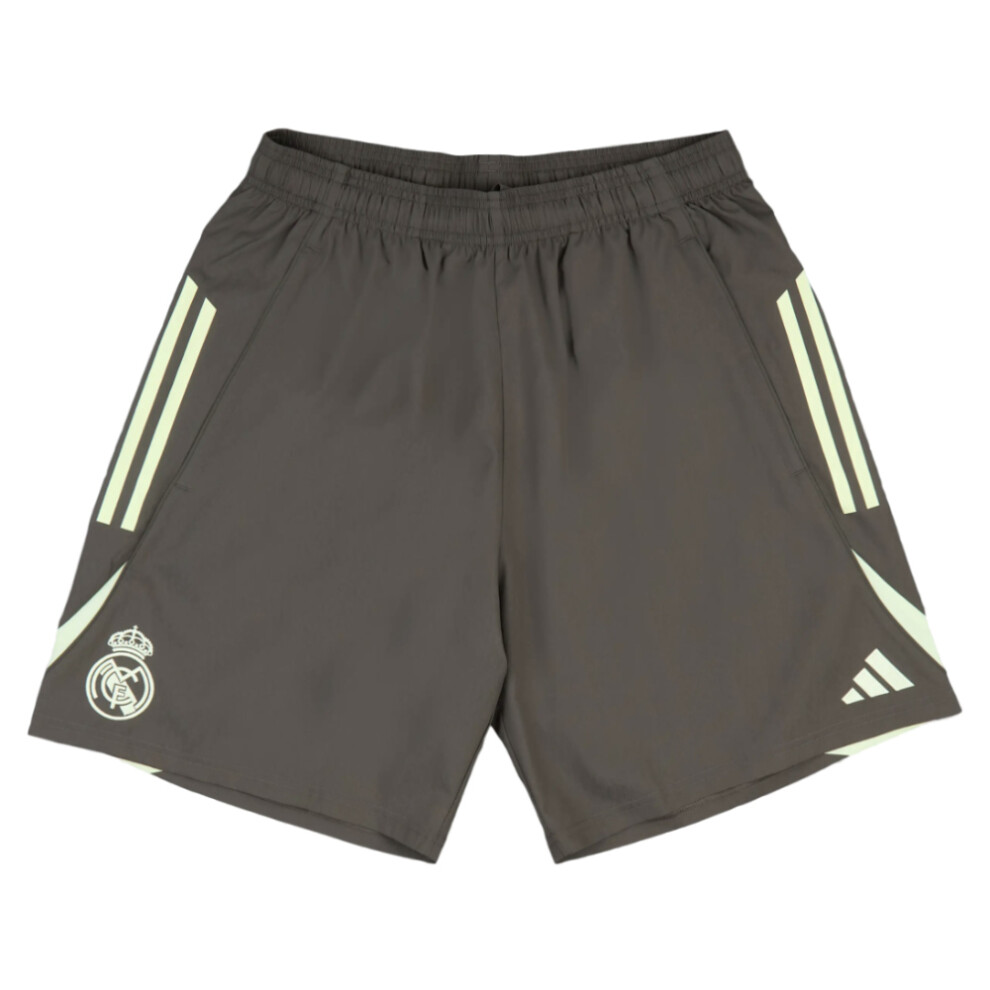 Adidas (S) 2025-2026 Real Madrid Downtime Shorts (Utility ) Grey
