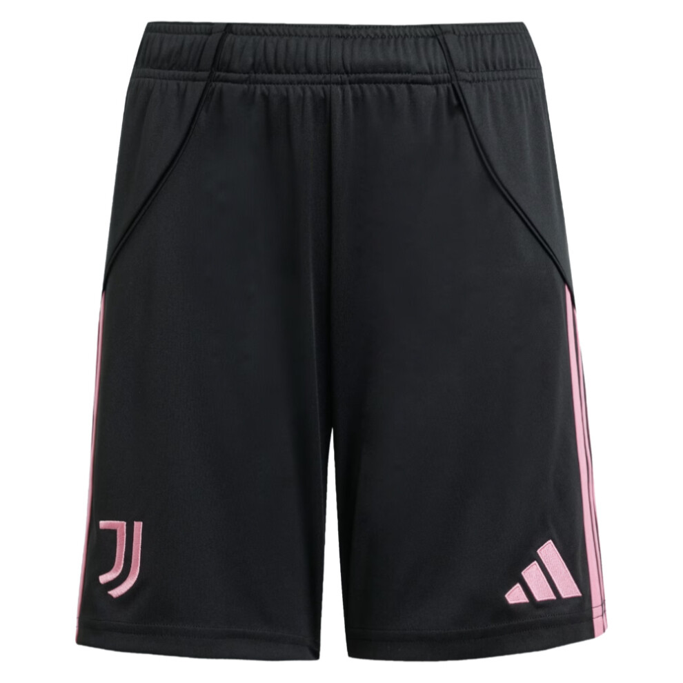 Adidas (Xlb) 2025-2026 Juventus Home Shorts (Black) - Kids Black