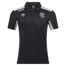 (M) 2025-2026 Rangers Presentation Poly Polo Shirt (Caviar)