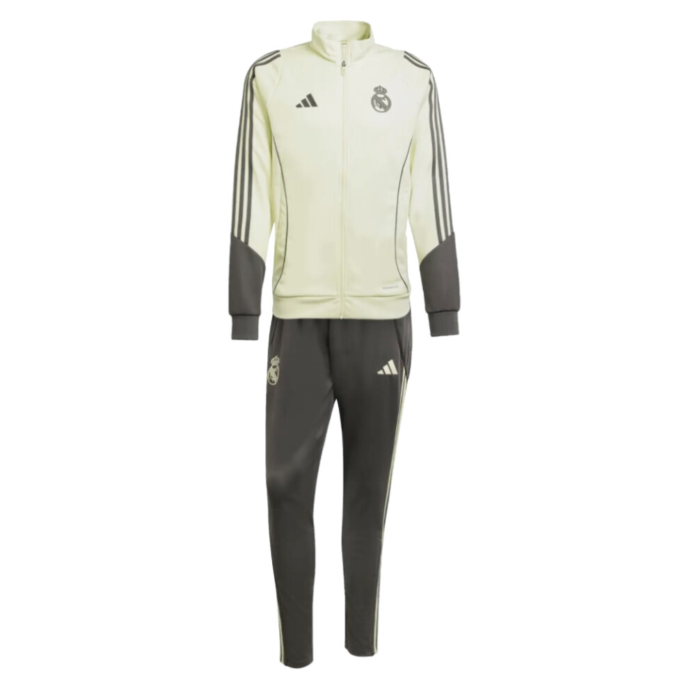 Adidas (Xxl) 2025-2026 Real Madrid Tracksuit (Almost Lime) Green