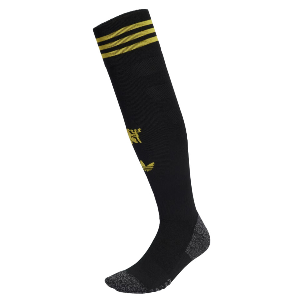 Adidas (Lb) 2025-2026 Man Utd Third Socks (Black) Black