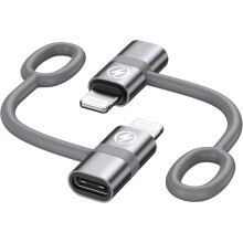 RAVIAD 36W USB-C to Lightning Adapter 2-Pack Fast Charging for iPhone & iPad