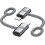 RAVIAD 36W USB-C to Lightning Adapter 2-Pack Fast Charging for iPhone & iPad 1