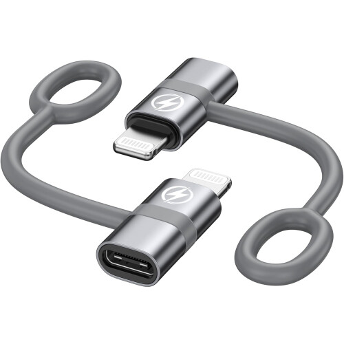 RAVIAD 36W USB-C to Lightning Adapter 2-Pack Fast Charging for iPhone & iPad