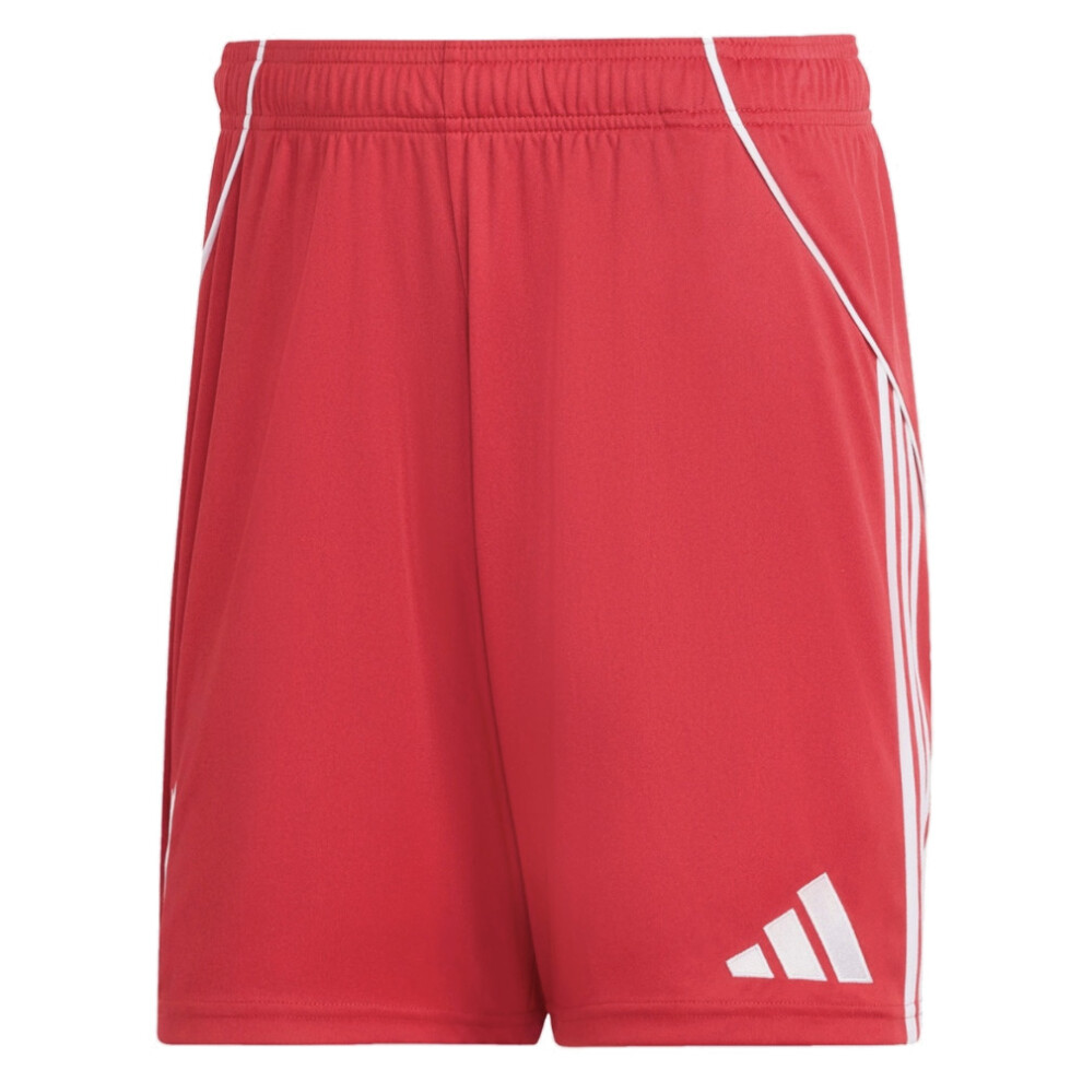 '25-'26 Liverpool Home Shorts (Red) Polyester Made By: Adidas Men's Red Large - Image 6