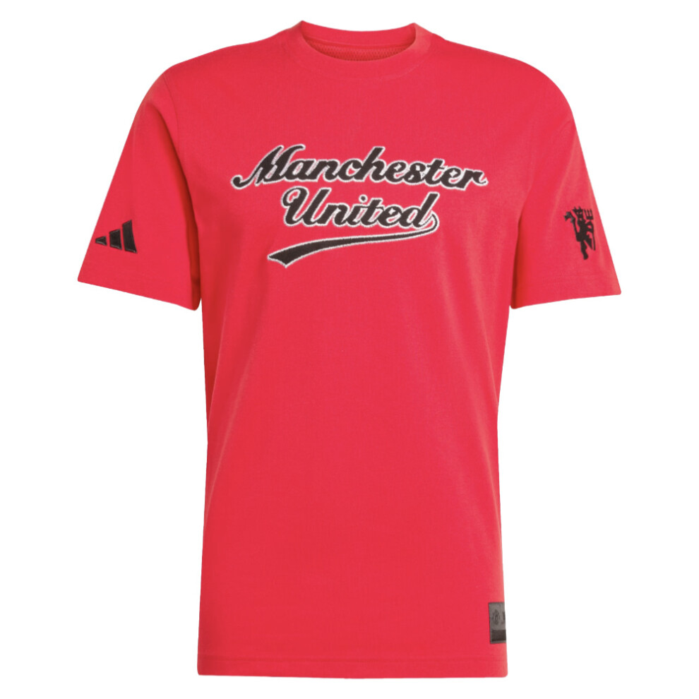 Adidas (3Xl) 2025-2026 Man Utd Us Tee (Red) Red