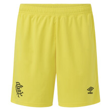 (LB) 2025-2026 Rangers Goalkeeper Home Shorts (Yellow) - Kids