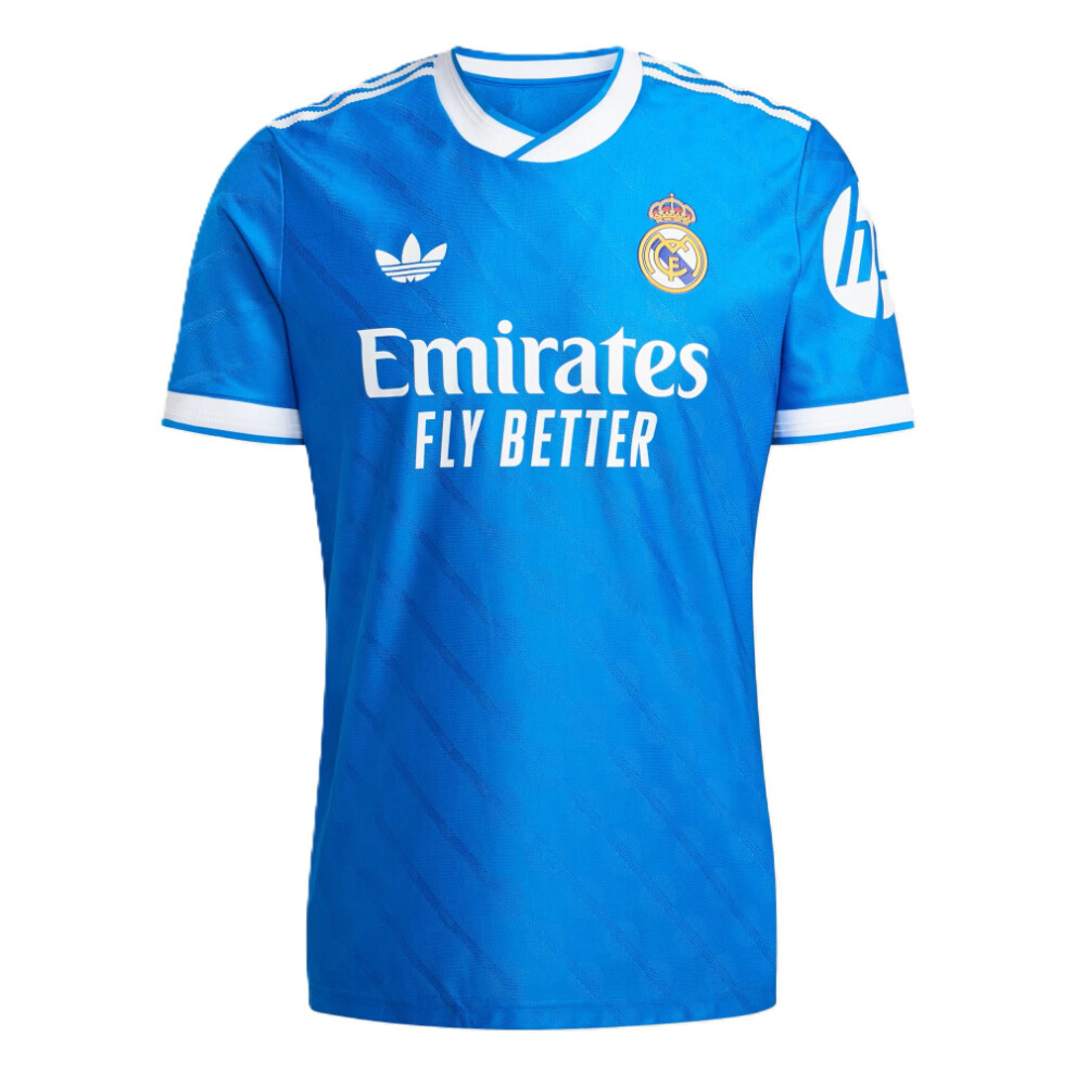 Adidas (S) 2025-2026 Real Madrid Authentic Third Shirt Blue